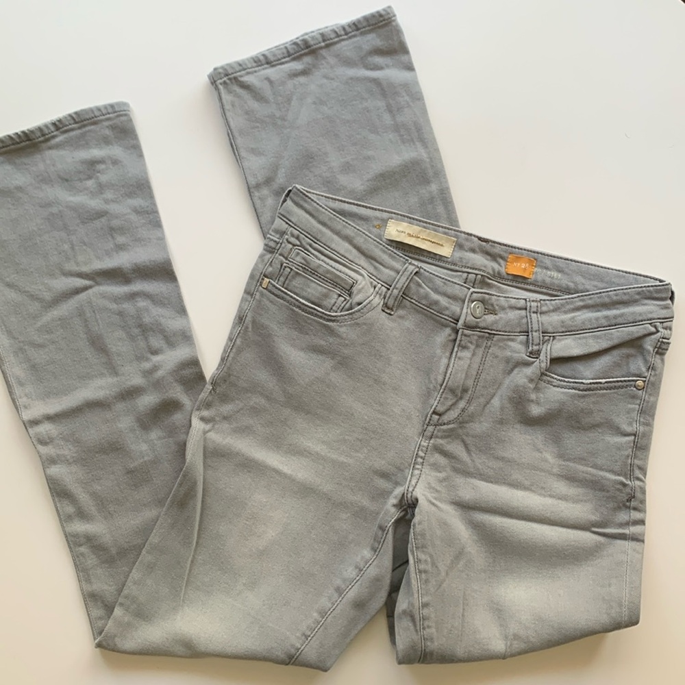 Pilcro and the Letterpress Gray Boot Cut Jeans
